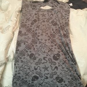 Black and grey tank top